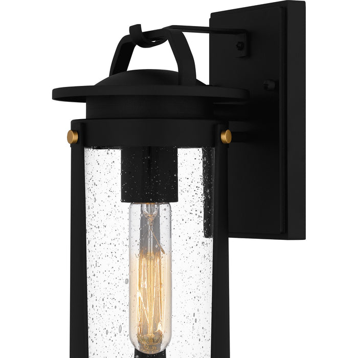 Myhouse Lighting Quoizel - CLI8406EK - One Light Outdoor Wall Mount - Clifton - Earth Black