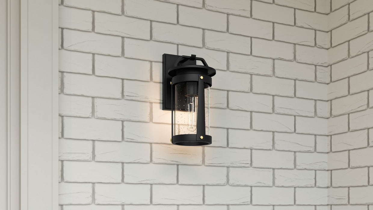 Myhouse Lighting Quoizel - CLI8406EK - One Light Outdoor Wall Mount - Clifton - Earth Black