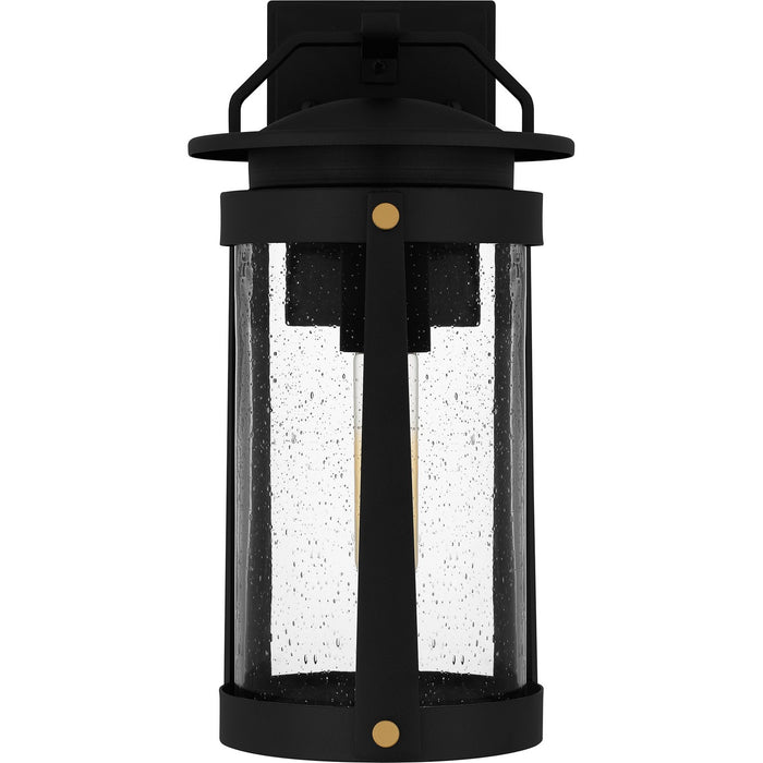 Myhouse Lighting Quoizel - CLI8407EK - One Light Outdoor Wall Mount - Clifton - Earth Black