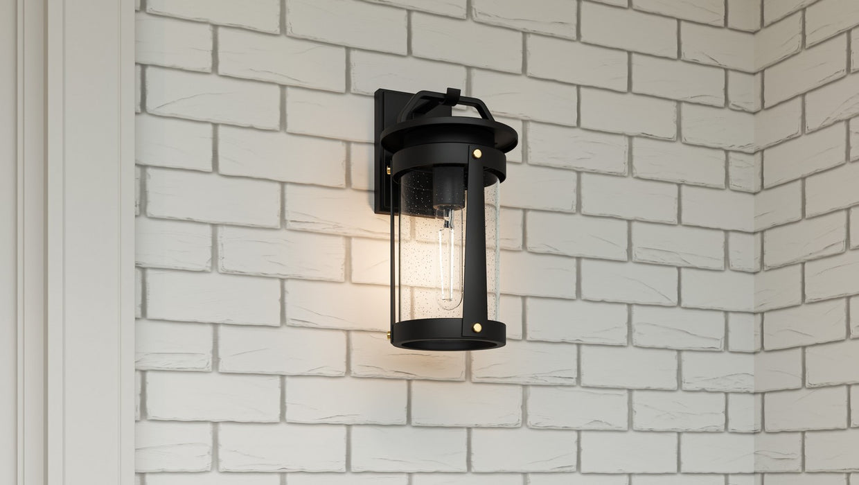 Myhouse Lighting Quoizel - CLI8407EK - One Light Outdoor Wall Mount - Clifton - Earth Black