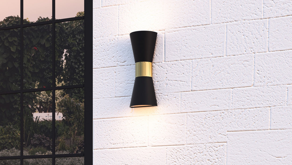 Myhouse Lighting Quoizel - DEX8406MBK - LED Outdoor Wall Mount - Dexter - Matte Black