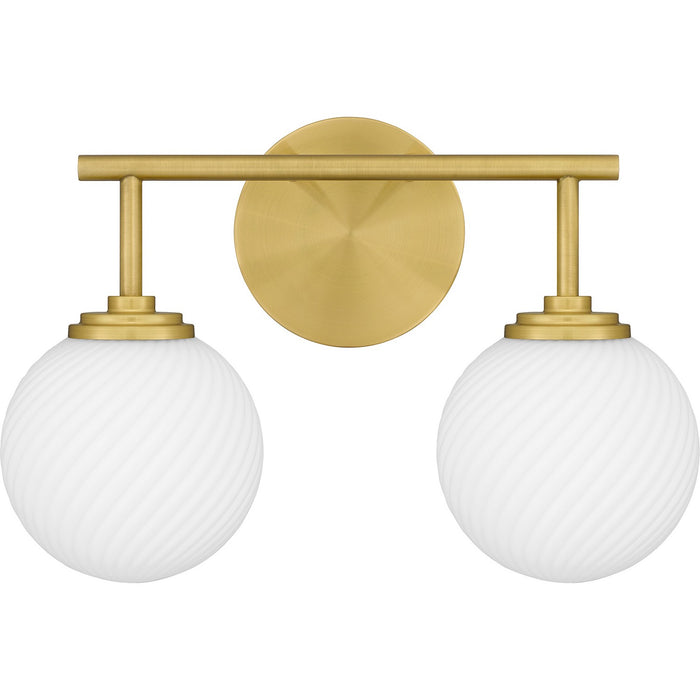 Myhouse Lighting Quoizel - ELO8615AB - Two Light Bath - Eloise - Aged Brass