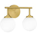 Myhouse Lighting Quoizel - ELO8615AB - Two Light Bath - Eloise - Aged Brass