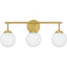 Myhouse Lighting Quoizel - ELO8624AB - Three Light Bath - Eloise - Aged Brass