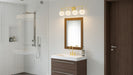 Myhouse Lighting Quoizel - ELO8633AB - Four Light Bath - Eloise - Aged Brass