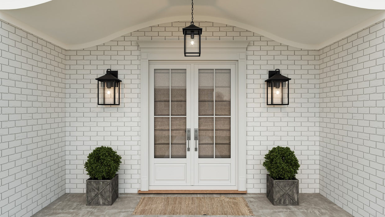 Myhouse Lighting Quoizel - FTC8410EK - One Light Outdoor Wall Mount - Fletcher - Earth Black