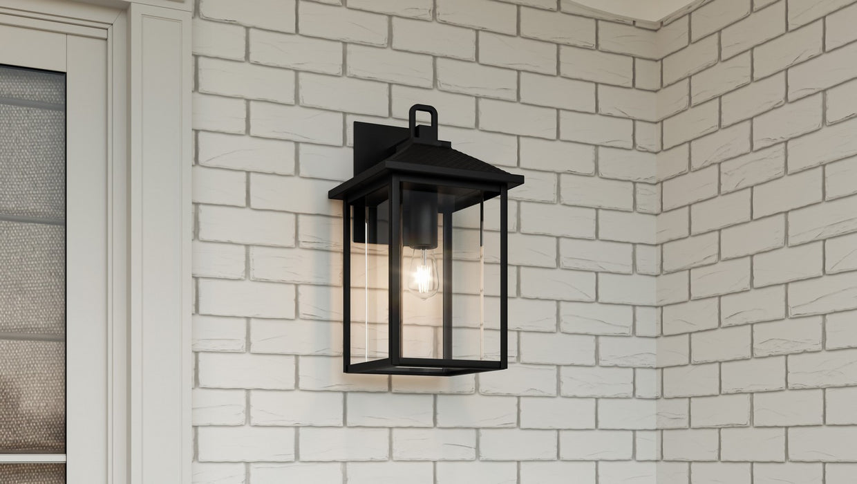 Myhouse Lighting Quoizel - FTC8410EK - One Light Outdoor Wall Mount - Fletcher - Earth Black