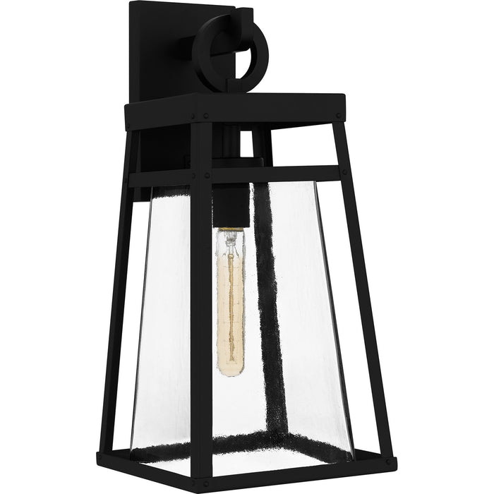 Myhouse Lighting Quoizel - GFY8409MBK - One Light Outdoor Wall Mount - Godfrey - Matte Black