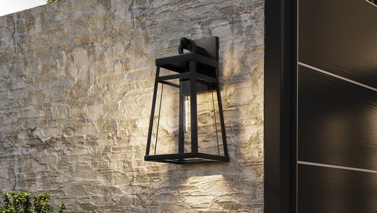 Myhouse Lighting Quoizel - GFY8409MBK - One Light Outdoor Wall Mount - Godfrey - Matte Black