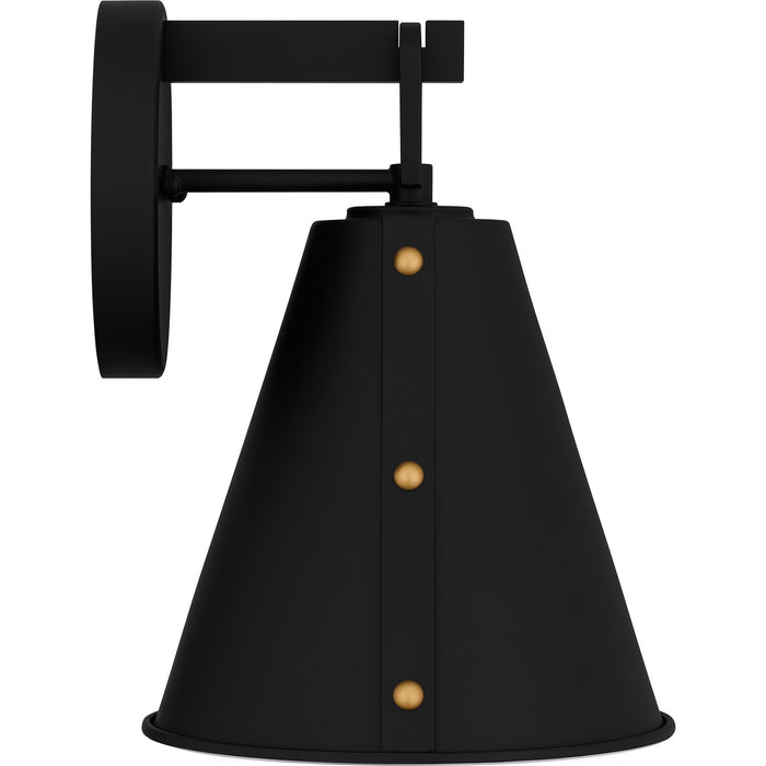 Myhouse Lighting Quoizel - HYD8408MBK - One Light Outdoor Wall Mount - Hyde - Matte Black