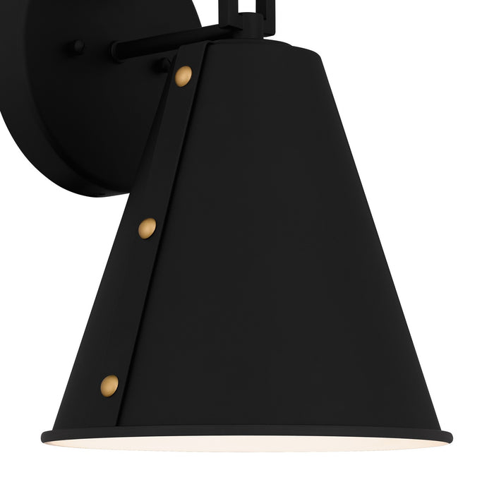 Myhouse Lighting Quoizel - HYD8408MBK - One Light Outdoor Wall Mount - Hyde - Matte Black