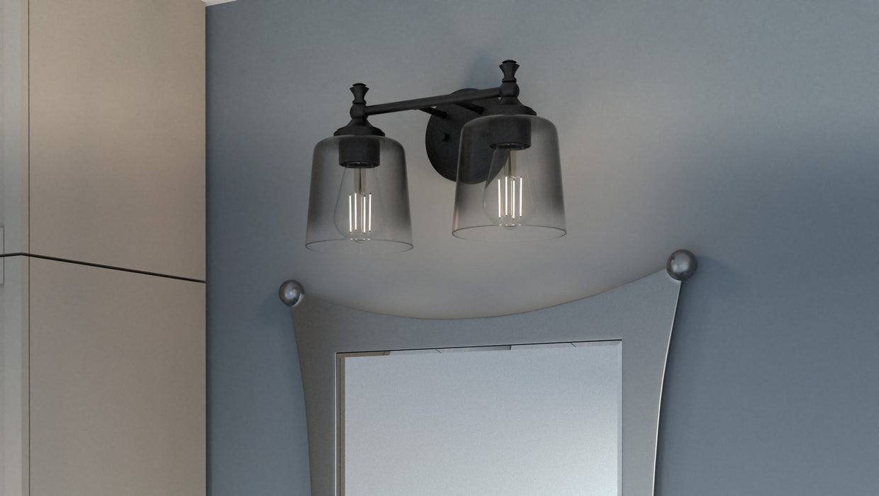 Myhouse Lighting Quoizel - JEN8614MBK - Two Light Bath - Jenson - Matte Black