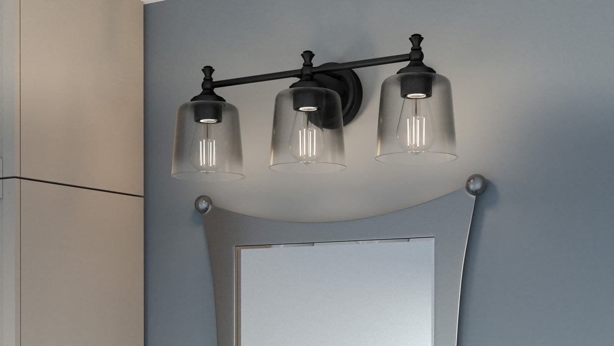 Myhouse Lighting Quoizel - JEN8624MBK - Three Light Bath - Jenson - Matte Black