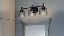 Myhouse Lighting Quoizel - JEN8624MBK - Three Light Bath - Jenson - Matte Black