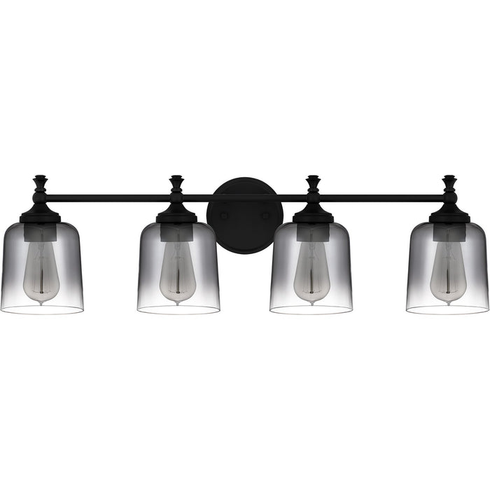 Myhouse Lighting Quoizel - JEN8631MBK - Four Light Bath - Jenson - Matte Black