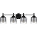 Myhouse Lighting Quoizel - JEN8631MBK - Four Light Bath - Jenson - Matte Black