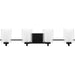 Myhouse Lighting Quoizel - KLT8904MBK - Four Light Bath - Kolt - Matte Black