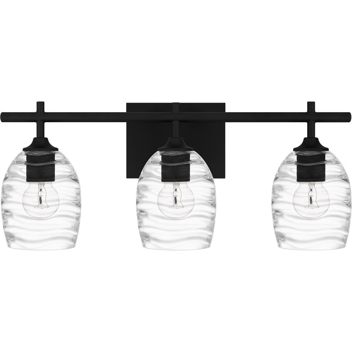 Myhouse Lighting Quoizel - LCY8622MBK - Three Light Bath - Lucy - Matte Black