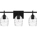 Myhouse Lighting Quoizel - LCY8622MBK - Three Light Bath - Lucy - Matte Black