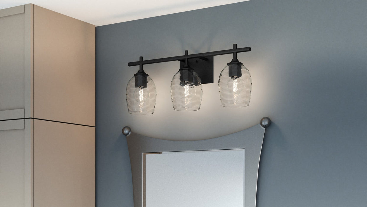 Myhouse Lighting Quoizel - LCY8622MBK - Three Light Bath - Lucy - Matte Black