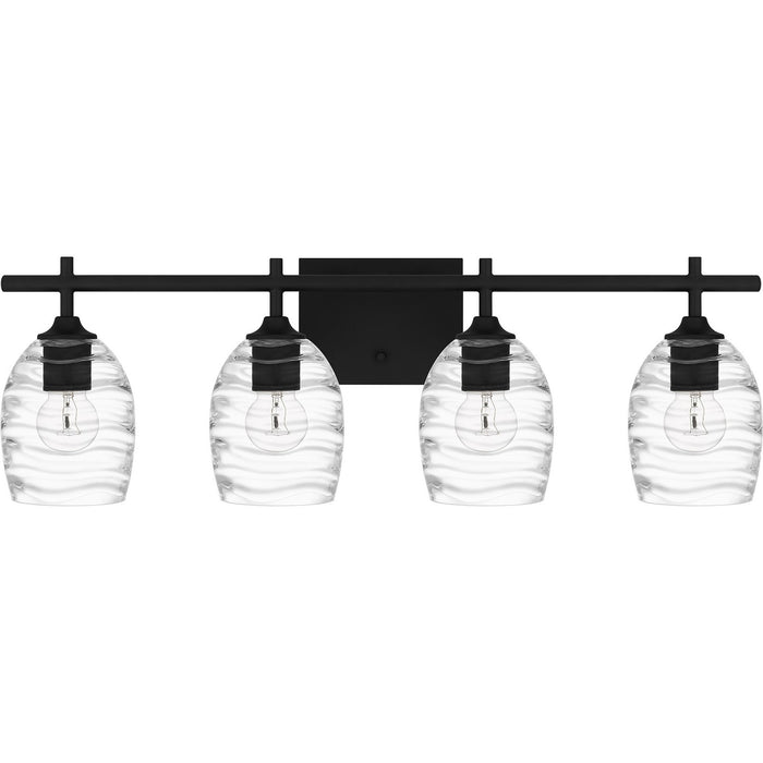 Myhouse Lighting Quoizel - LCY8629MBK - Four Light Bath - Lucy - Matte Black