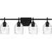 Myhouse Lighting Quoizel - LCY8629MBK - Four Light Bath - Lucy - Matte Black