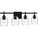 Myhouse Lighting Quoizel - LCY8629MBK - Four Light Bath - Lucy - Matte Black