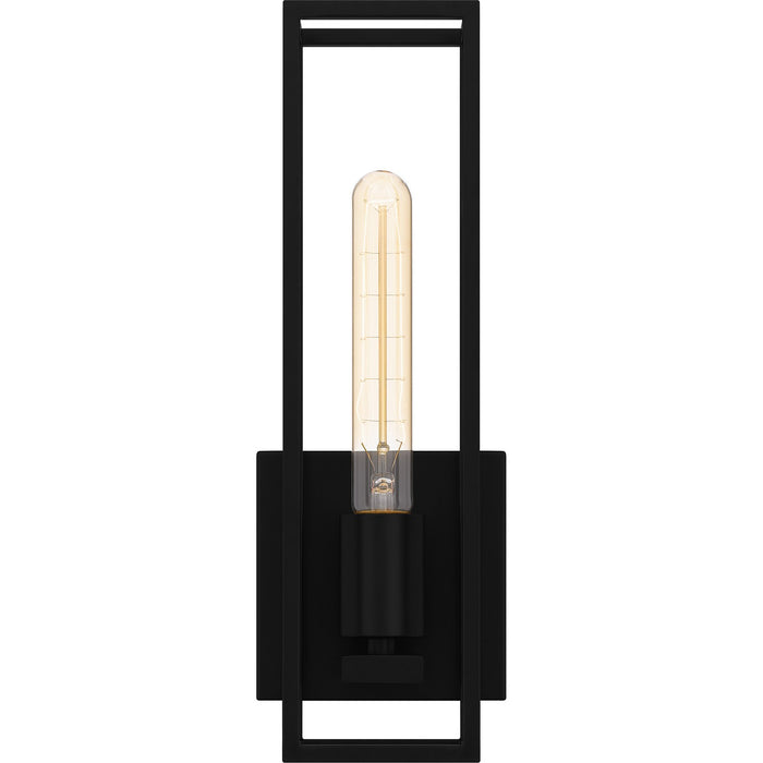 Myhouse Lighting Quoizel - LGN8605MBK - One Light Wall Sconce - Leighton - Matte Black