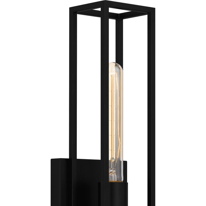 Myhouse Lighting Quoizel - LGN8605MBK - One Light Wall Sconce - Leighton - Matte Black