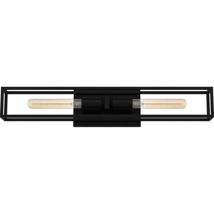 Myhouse Lighting Quoizel - LGN8624MBK - Two Light Bath - Leighton - Matte Black