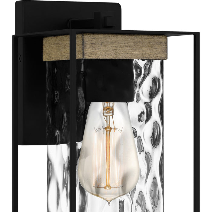 Myhouse Lighting Quoizel - LWD8405MBK - One Light Outdoor Wall Mount - Longwood - Matte Black