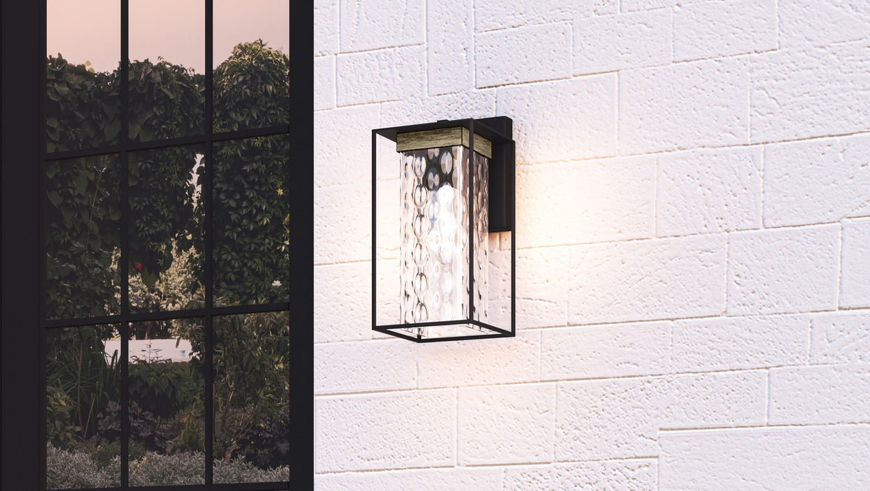 Myhouse Lighting Quoizel - LWD8405MBK - One Light Outdoor Wall Mount - Longwood - Matte Black