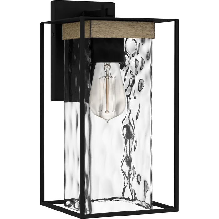 Myhouse Lighting Quoizel - LWD8407MBK - One Light Outdoor Wall Mount - Longwood - Matte Black