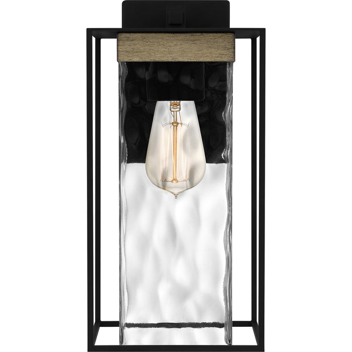 Myhouse Lighting Quoizel - LWD8407MBK - One Light Outdoor Wall Mount - Longwood - Matte Black