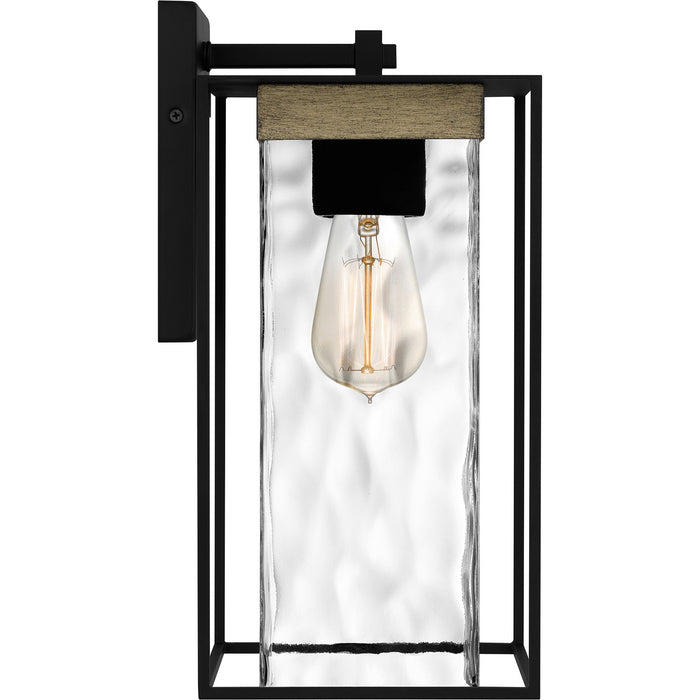 Myhouse Lighting Quoizel - LWD8407MBK - One Light Outdoor Wall Mount - Longwood - Matte Black