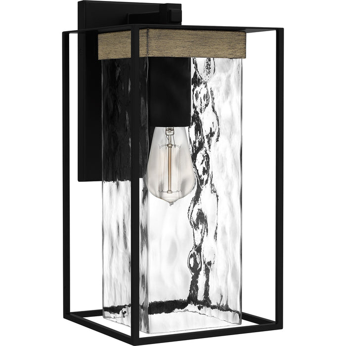 Myhouse Lighting Quoizel - LWD8408MBK - One Light Outdoor Wall Mount - Longwood - Matte Black