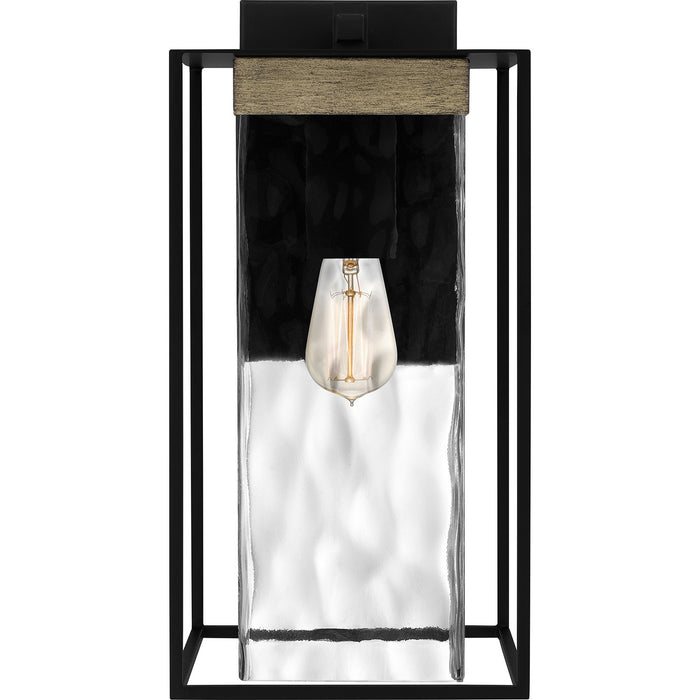 Myhouse Lighting Quoizel - LWD8408MBK - One Light Outdoor Wall Mount - Longwood - Matte Black