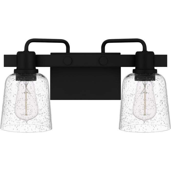 Myhouse Lighting Quoizel - LYD8616MBK - Two Light Bath - Lydia - Matte Black