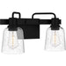 Myhouse Lighting Quoizel - LYD8616MBK - Two Light Bath - Lydia - Matte Black