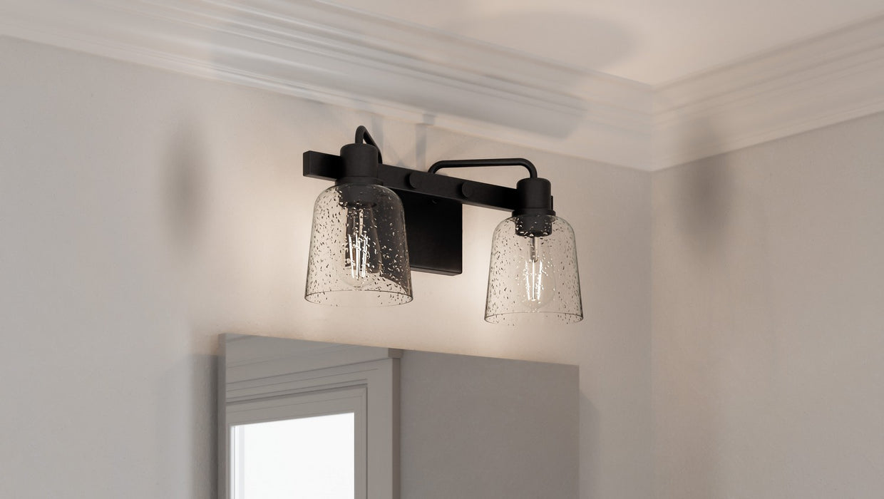 Myhouse Lighting Quoizel - LYD8616MBK - Two Light Bath - Lydia - Matte Black