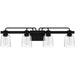 Myhouse Lighting Quoizel - LYD8634MBK - Four Light Bath - Lydia - Matte Black