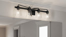 Myhouse Lighting Quoizel - LYD8634MBK - Four Light Bath - Lydia - Matte Black