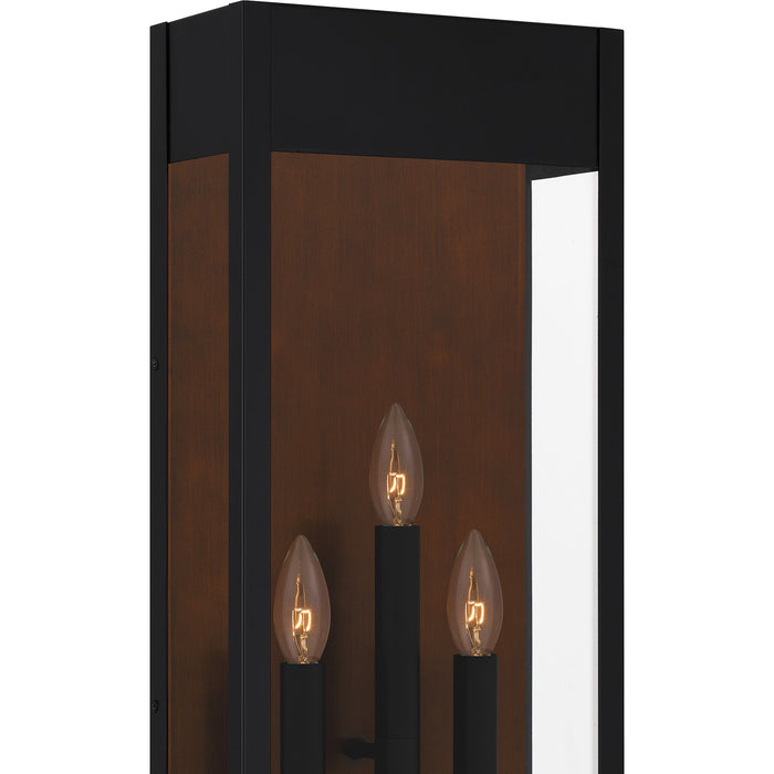 Myhouse Lighting Quoizel - MAE8410MBK - Three Light Outdoor Wall Mount - Maren - Matte Black