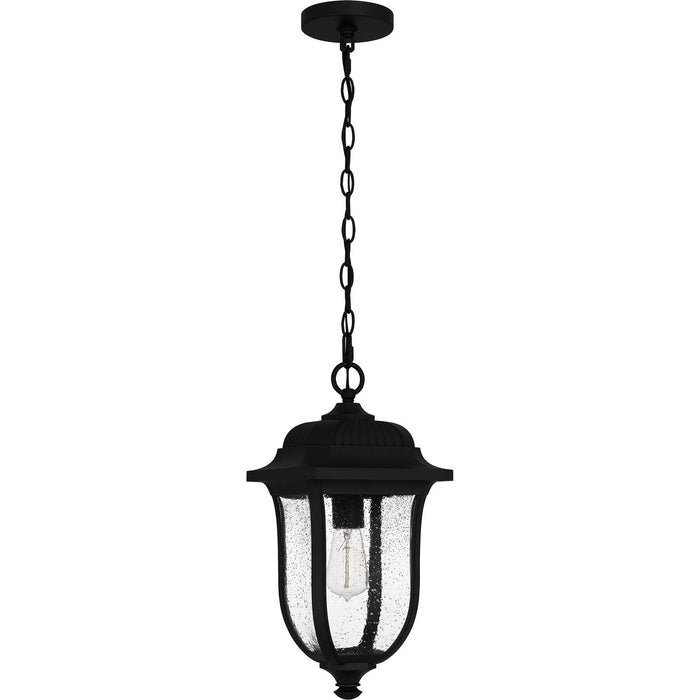 Myhouse Lighting Quoizel - MUL1909MBK - One Light Outdoor Hanging Lantern - Mulberry - Matte Black