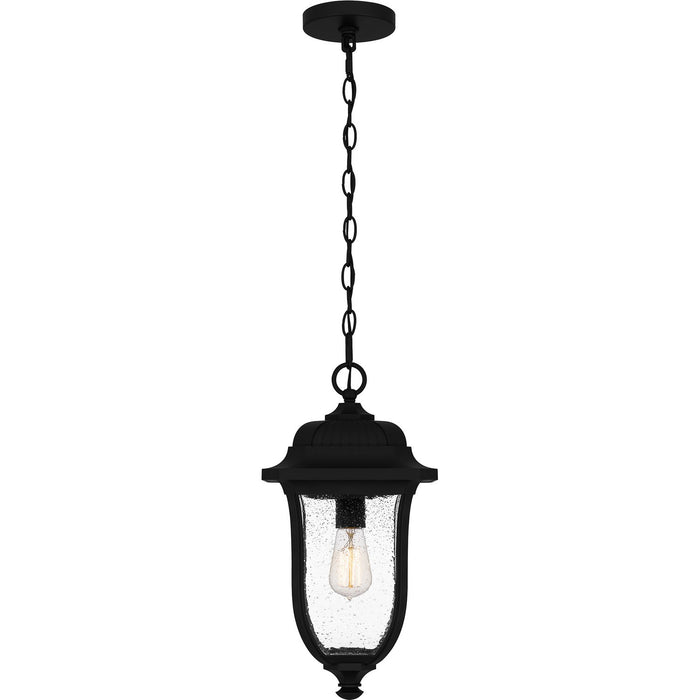 Myhouse Lighting Quoizel - MUL1909MBK - One Light Outdoor Hanging Lantern - Mulberry - Matte Black