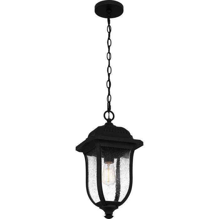 Myhouse Lighting Quoizel - MUL1909MBK - One Light Outdoor Hanging Lantern - Mulberry - Matte Black