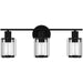 Myhouse Lighting Quoizel - PCILA8621MBK - Three Light Bath - Isla - Matte Black