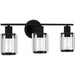 Myhouse Lighting Quoizel - PCILA8621MBK - Three Light Bath - Isla - Matte Black