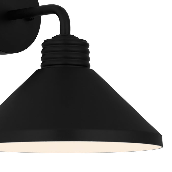 Myhouse Lighting Quoizel - REN8411MBK - One Light Outdoor Wall Mount - Rencher - Matte Black