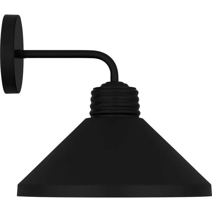 Myhouse Lighting Quoizel - REN8414MBK - One Light Outdoor Wall Mount - Rencher - Matte Black